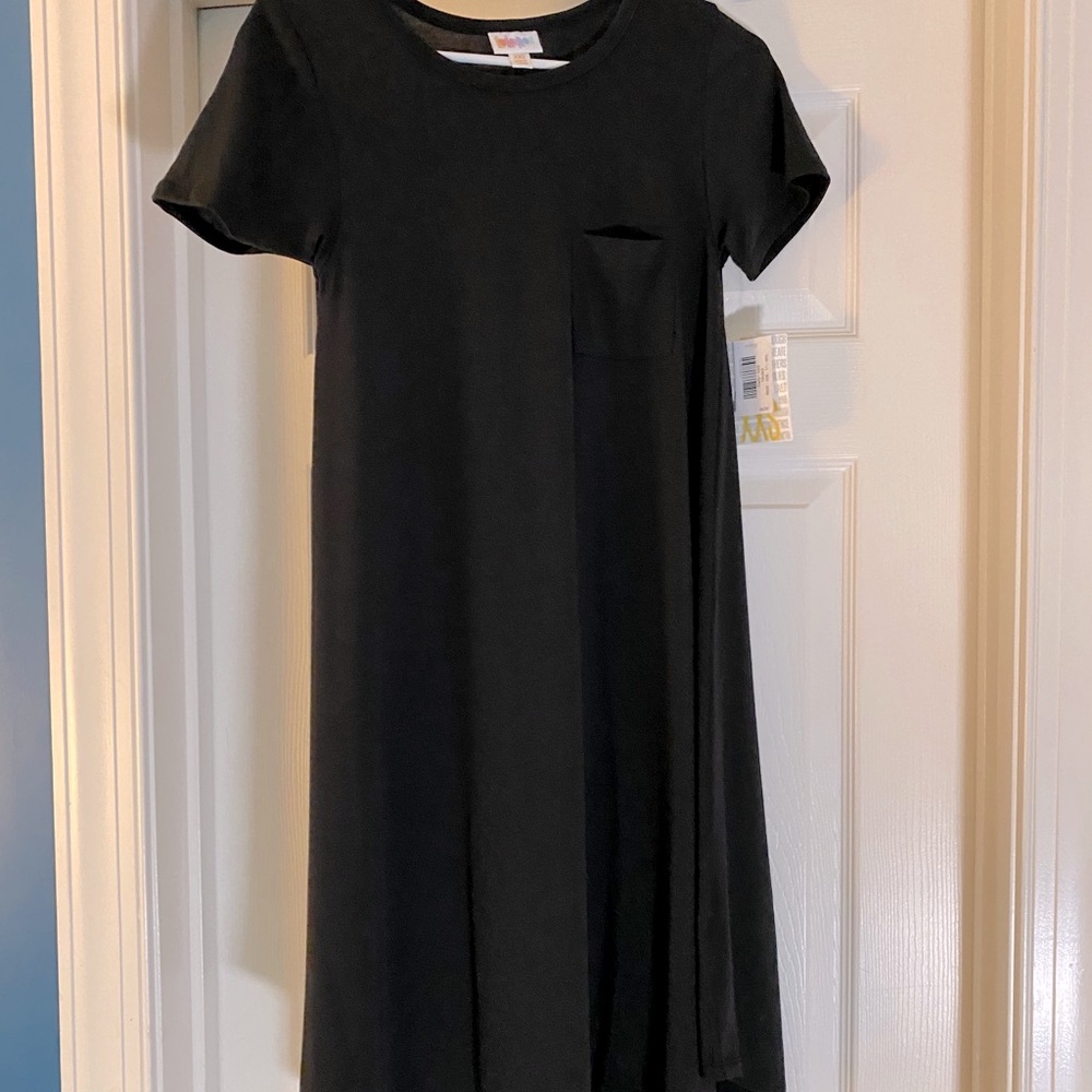 LuLaRoe Solid Black Carly XXS